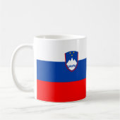 Slowenien-Flagge Kaffeetasse (Links)