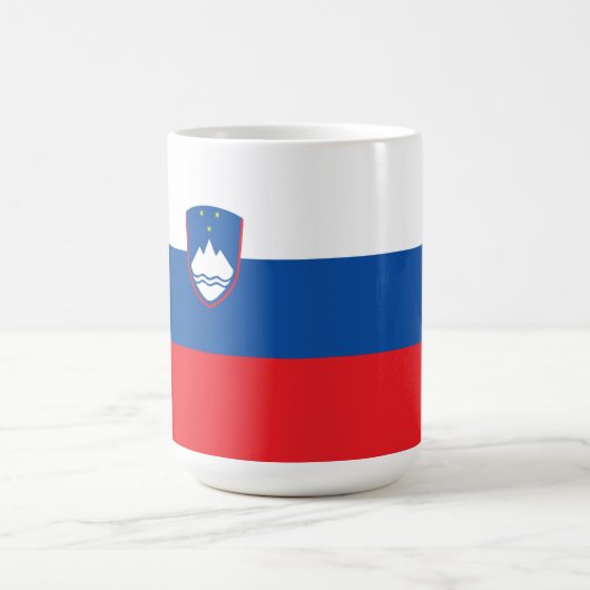 Slowenien-Flagge Kaffeetasse (Mittel)