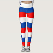 Slowenien-Flagge Leggings (Vorderseite)