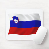 Slowenien Flagge Mauspad (Mit Mouse)