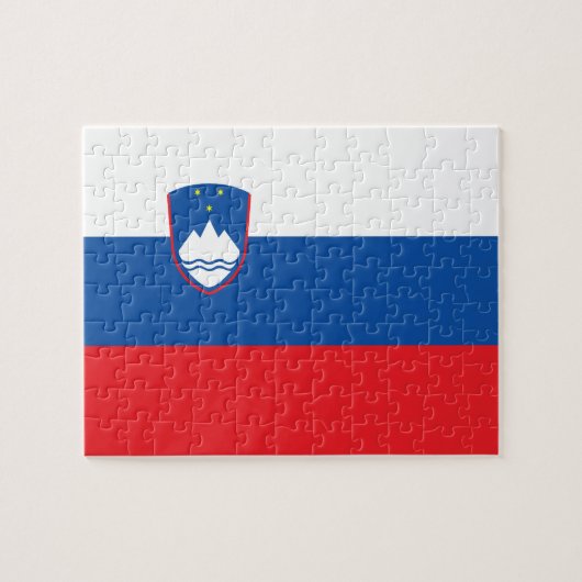 Slowenien-Flagge Puzzle (Horizontal)