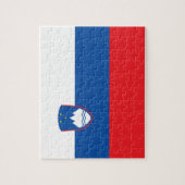Slowenien-Flagge Puzzle (Vertikal)