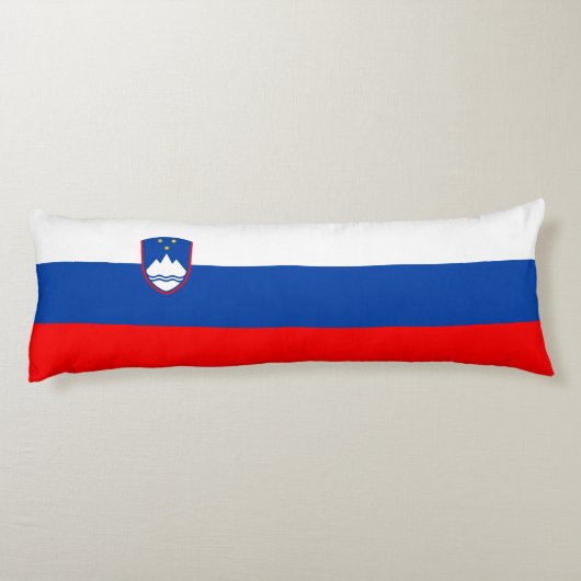 Slowenien-Flagge Seitenschläferkissen (Rückseite)