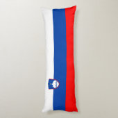 Slowenien-Flagge Seitenschläferkissen (Rückseite (Vertikal))