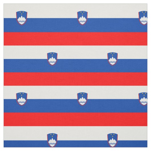 Slowenien-Flagge Stoff (Muster)