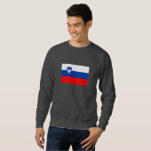 Slowenien-Flagge Sweatshirt (Vorne ganz)