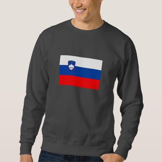 Slowenien-Flagge Sweatshirt (Vorderseite)
