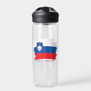 Slowenien-Flagge Trinkflasche