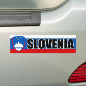 Slowenien-Flaggen-Fahne Autoaufkleber (Auf Auto)