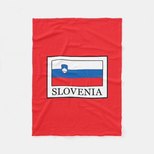Slowenien Fleecedecke (Vorderseite)