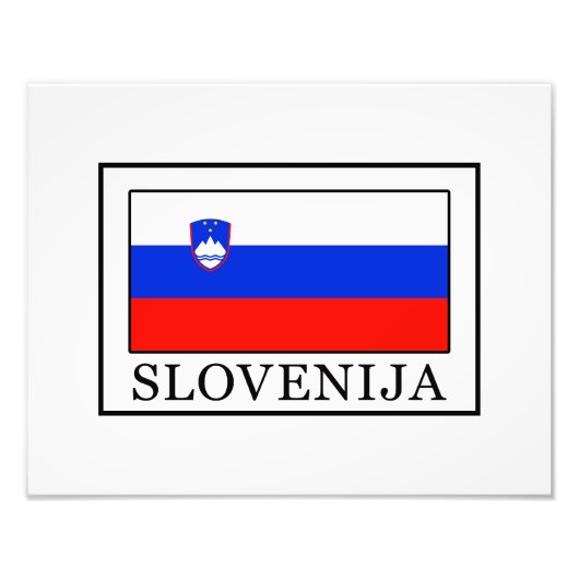 Slowenien Fotodruck (Vorne)