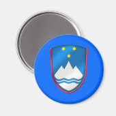 Slowenien Fußball Magnet (Vorderseite/Rückseite)
