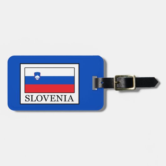 Slowenien Gepäckanhänger (Vorderseite horizontal)