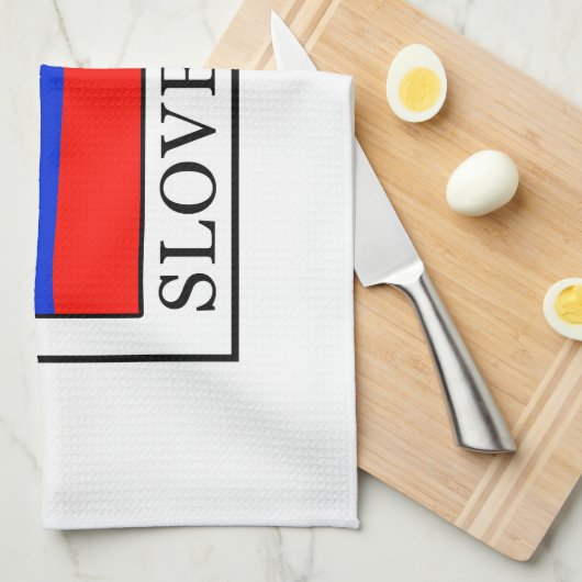 Slowenien Geschirrtuch (Viertel Falte)