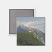 SLOWENIEN, GORENJSKA, Bled: Bled Castle & 2 Magnet (Vorderseite/Rückseite)