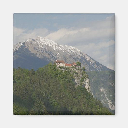 SLOWENIEN, GORENJSKA, Bled: Bled Castle & 2 Magnet (Vorne)