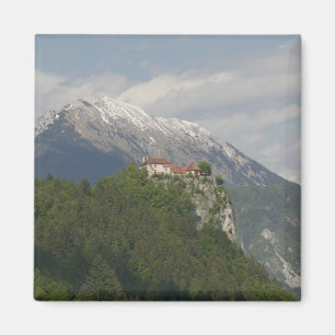 SLOWENIEN, GORENJSKA, Bled: Burg Bled & 2 Magnet