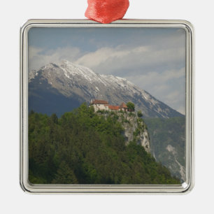 SLOWENIEN, GORENJSKA, Bled: Burg Bled & 2 Silbernes Ornament