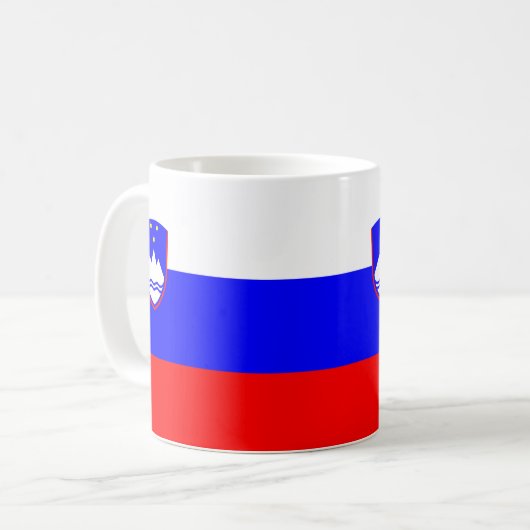 Slowenien Keramik Kaffee Tasse (Vorderseite Links)