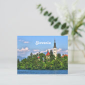 Slowenien Landschaft Postkarte (Stehend Vorderseite)