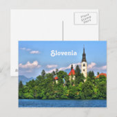 Slowenien Landschaft Postkarte (Vorne/Hinten)