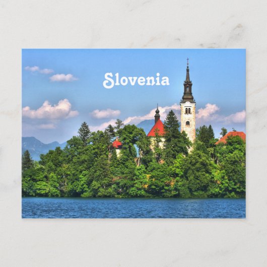 Slowenien Landschaft Postkarte (Vorderseite)