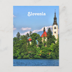 Slowenien Landschaft Postkarte