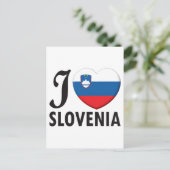 Slowenien Liebe Postkarte (Stehend Vorderseite)