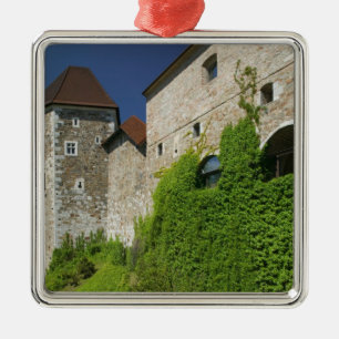 SLOWENIEN, Ljubljana: Burgberg / Ljubljana Ornament Aus Metall