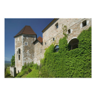 SLOWENIEN, Ljubljana: Burghügel / Ljubljana Fotodruck