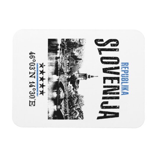 Slowenien Magnet (Horizontal)