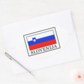 Slowenien Ovaler Aufkleber (Umschlag)