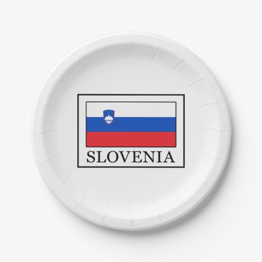 Slowenien Pappteller (Vorderseite)