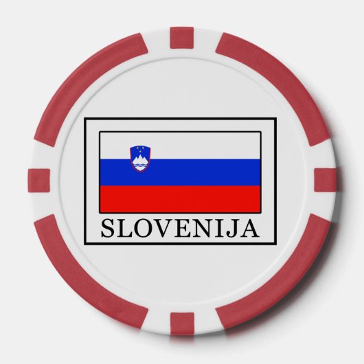Slowenien Pokerchips (Vorderseite)