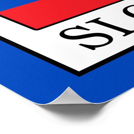 Slowenien Poster (Ecke)