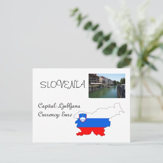 Slowenien Postkarte (Stehend Vorderseite)