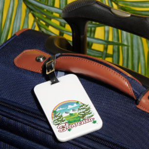 Slowenien Reise Logo Gepäckanhänger