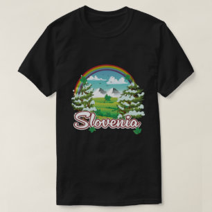Slowenien Reise Logo T-Shirt