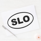 Slowenien SLO European Ovaler Aufkleber (Umschlag)