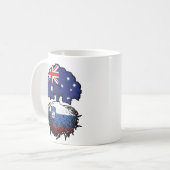Slowenien Slowenien Australien Tree Roots Kaffeetasse (Vorderseite Links)