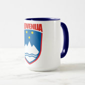 Slowenien (Slowenien) Tasse (VorderseiteRechts)