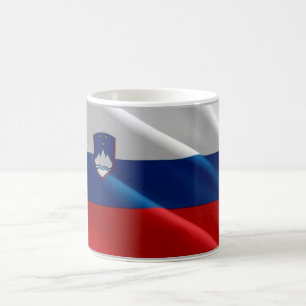 Slowenien - Slowenische Waving Flag - Kaffeetasse