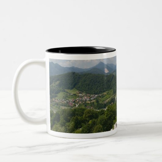 SLOWENIEN, STAJERSKA Steiermark), Celje: Zweifarbige Tasse (Links)