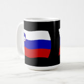 Slowenien Tasse der Flagge (Vorderseite Links)