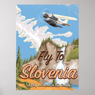 Slowenien Vintages Reiseplakat Poster