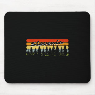Slowenien Wald Sonnenuntergang Bäume Ferienhaus Ur Mousepad