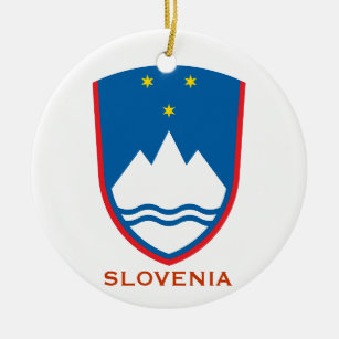SLOWENIEN* Wappen Ornament Slovenski Božični Okras