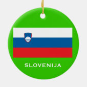 SLOWENIEN* Wappen Ornament Slovenski Božični Okras (Hinten)