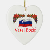 Slowenien-Weihnachten Keramikornament (Rechts)