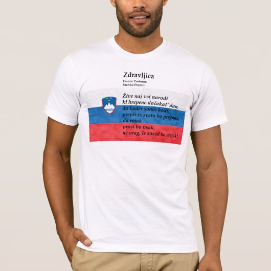 Slowenien - Zdravljica T-Shirt (Vorderseite)